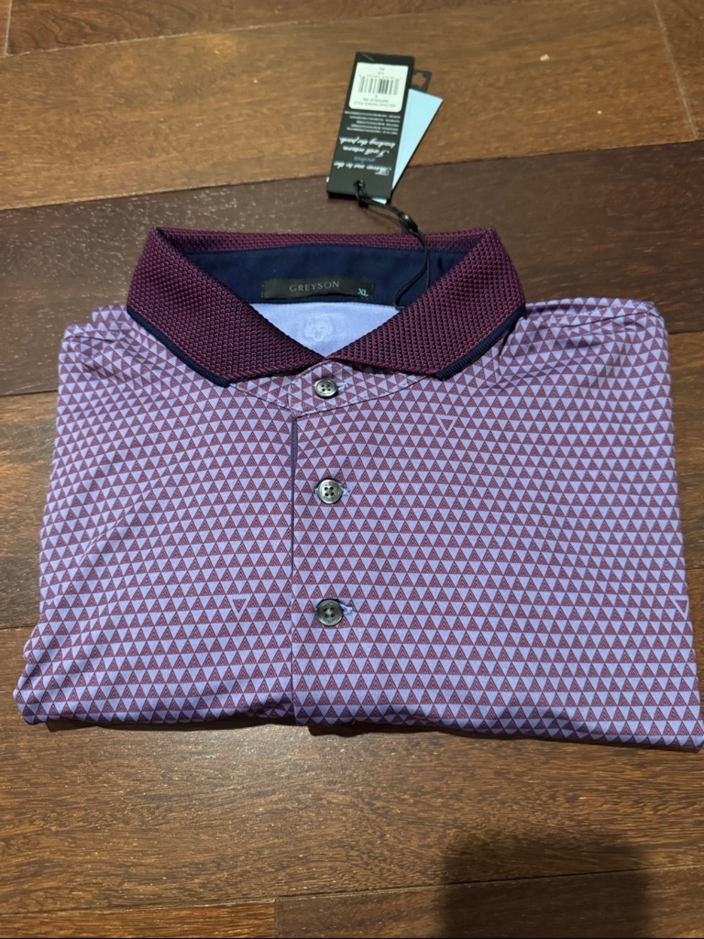 Greyson NWT Volcano Diaries Polo Golf shirt - Picture 8 of 12